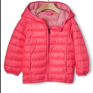 GAP Bright Pink Kids Puffer Jacket